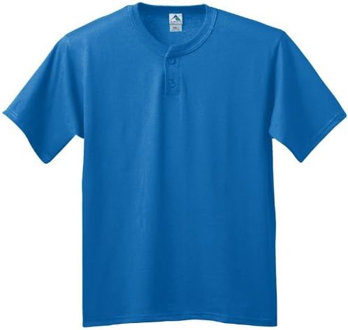 SIX-OUNCE TWO-BUTTON BASEBALL JERSEY - YOUTH (SMALL, ROYAL)