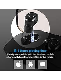True Wireless Auriculares, TWS 0636 estéreo sonido inalámbrico auriculares control táctil inalámbrico