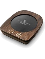 VOBAGA Imitation Wood Grain Coffee Cup Warmer & Mug Warmer For Desk,Electric Cup Beverage Warmer Plate With 3 Temperature Settings For Tea,Water,Cocoa,Milk with Auto Shut off after 4 hours feature
