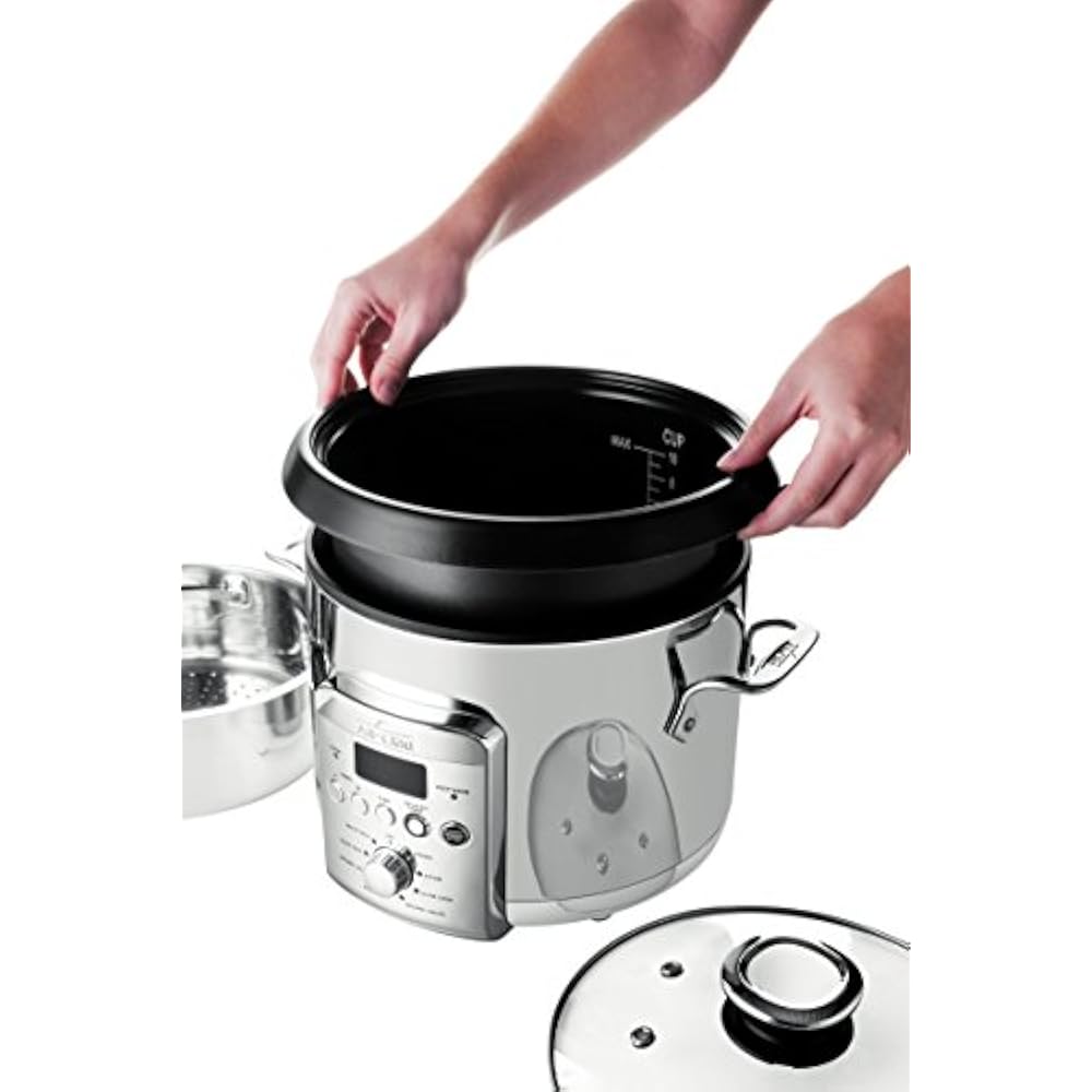 AllClad 7211002537 Electric Multi Rice Cooker, 4 Qt Grain, Stainless