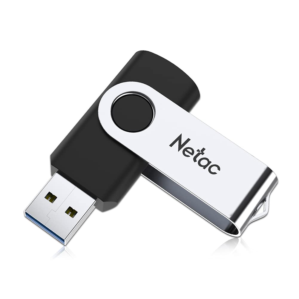 Netac Flash Drive 256GB, Memory Stick USB 3.2, Up to 90MB/s, Pen Drive, Thumb Drive for Desktop, Laptop, Data Storage