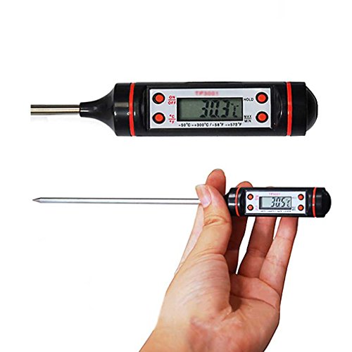 image for Wrea LCD Display Electronic Meat Thermometer Cooking Thermometer House