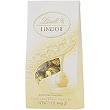 Lindt Lindor White Chocolate Truffle, 5.1 Ounce Bags (Pack of 2)