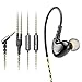 Durable Earbuds with Microphone and Case - Deep Bass Noise Cancelling Stereo Tangle Free - for Phone Pad and All Android Cell Phones, Black