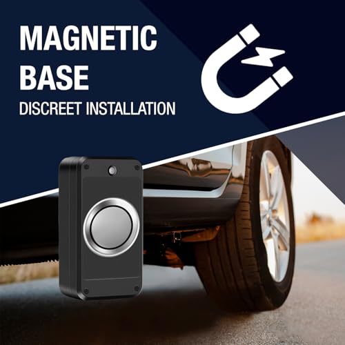 REWIRE 104N 4G Magnetic GPS Vehicle Tracker – Portable 24/7 Real-Time Vehicle Tracker for Car, Truck, Van | Easy to Install | Up to 21 Day Tracking Battery Life | Low-Cost Monthly Subscription