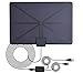HDTV Antenna Digital TV Antenna with Detachable Amplifier Signal Booster Support 4K 1080P,50 Miles Long Range Reception and 13.2FT Coaxial Cable