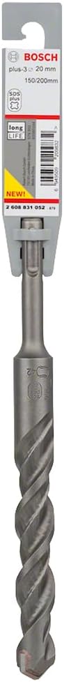 Bosch SDS Plus-3 Hammer Drill Bit 20 mm 200 mm Grey