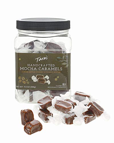 Tara's All Natural Handcrafted Gourmet Mocha Caramel: Small Batch, Kettle Cooked, Creamy & Individually Wrapped - 11.5 Ounce - Thumbnail 2