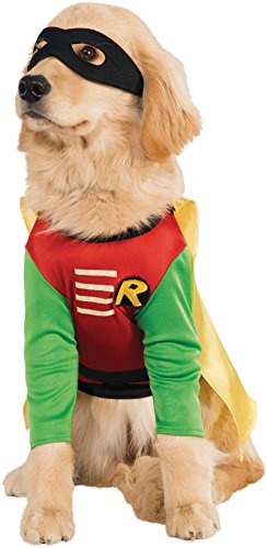 UHC Robin Dc Comics Outfit Fancy Dress Puppy Halloween Pet Dog Costume