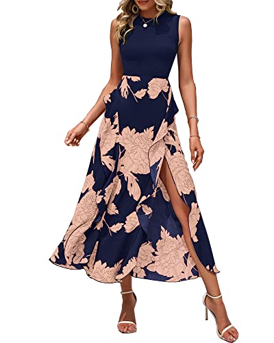 BTFBM Women Casual Sleeveless Summer Dresses 2023