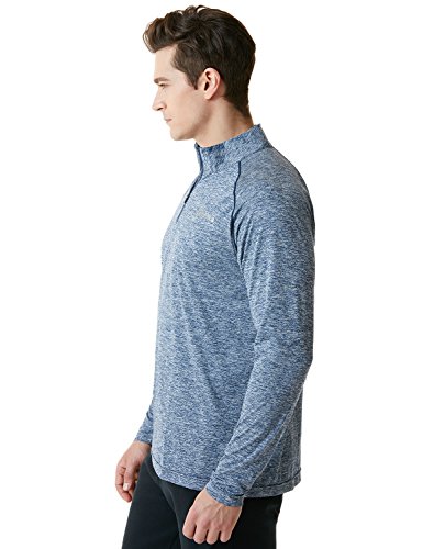 Tesla TM-MKZ02-SDN_X-Large Men's 1/4 Zip Cool Dry Active Sporty Shirt MKZ02 - Thumbnail 4