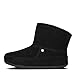 FitFlop Women's Mukluk Shorty Boot, All Black, 7 M US
