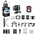 Action Camera, ZONKO 4K Ultra HD WiFi Sports Camera, 12MP 170 Degree Wide-Angle Lens, 30M Waterproof Camera for Scuba Diving, Snorkeling, Include 19 Accessories Kit