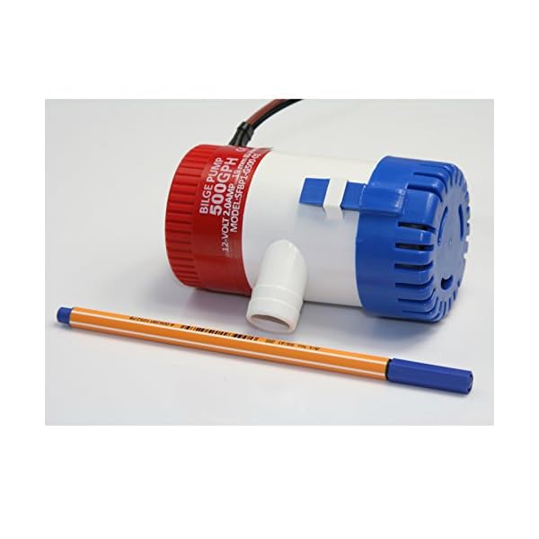 Superbuy-500-GPH-12V-20A-Electric-Submersible-Bilge-Pump-Marine-Boat-34-Outlet
