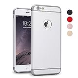 iPhone 6 Case, MINIMALISM 3 in 1 Ultra Thin and Slim Design Coated Premium Non Slip Surface with Excellent Grip Case Fit for iPhone 6 (4.7'')(2014) and iPhone 6S (4.7'')(2015) -- Silver