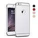 iPhone 6 Case, MINIMALISM 3 in 1 Ultra Thin and Slim Design Coated Premium Non Slip Surface with Excellent Grip Case Fit for iPhone 6 (4.7'')(2014) and iPhone 6S (4.7'')(2015) -- Silver