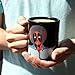 Marvel Deadpool Heat Reveal Ceramic Coffee Mug - Bob Ross Image and Let's Get Crazy, What the Heck Phrase Activates with Heat - 11oz