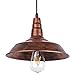 ONEVER Industrial Retro Vintage Loft Wall Coffee Bar Lighting Fixtrure Sconce Pendant Ceiling Lamp Fixtures Light Shades for E27 Edison Bulbs(Brown, bulb is not included)
