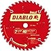 Diablo 7-1/4-Inch x 40 Tooth Finish Saw Blade for Wood - Ideal for Smooth Crosscuts in Hardwood, Softwood & Plywood - Tico Hi-Density Carbide, Perma-Shield Coating - D0740A