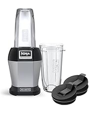 Ninja BL450C, Nutri Pro Personal Blender for Juices, Shakes & Smoothies, 18 and 24 Oz cups, Black/Silver, 900W (Canadian Version)