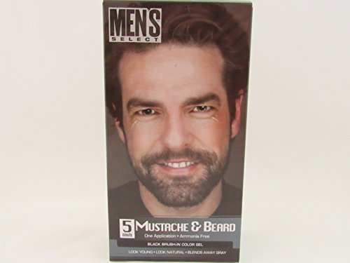 Mustache & Beard Color - Black - Image 2