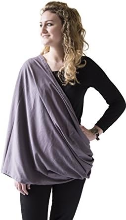 Soft Premium Cotton Nursing Cover &amp; Nursing Scarf - Shopping Cart Cover, Blanket - Multi-Use Breastfeeding Cover