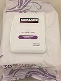 Kirkland Hypoallergenic Paraben Free Gentle Makeup Remover Daily Facial Pre-Moistened Towelettes (30 count)