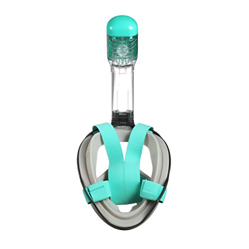 image for Knit BonBons Outdoor Snorkel Mask 180° Panoramic Full Face View with 