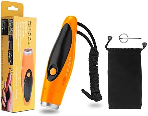 Autbye 審判員電子ホイッスル トレーニング電子ホイッスル 防水 大音量 スポーツ用 3つ音 4電池付き