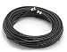 THE CIMPLE CO - 50' Feet, Black RG6 Coaxial Cable - Made in The USA - with Rubber booted - Weather Proof - Outdoor Rated Connectors, F81 / RF, Digital Coax for CATV, Antenna, Internet, Satellite primary