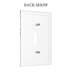 Spshian Decorative Light Switch Cover Plate Rustic