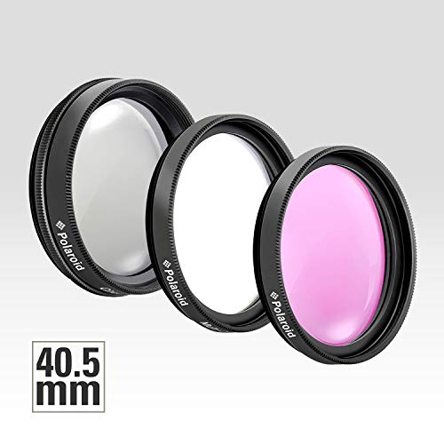 PLR Optics 40.5MM High Resolution 3-piece Filter Set (UV, Fluorescent, Polarizer) For The Nikon 1 J1, J2, J3, J4, V1, V2, V3, AW1, S2, S1 Digital SLR Cameras Which Have Any Of These (10-30mm, 30-110mm, 10mm) Nikon 1 Lenses