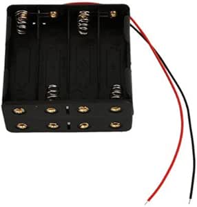 SODIAL(R) - Caja para pilas (AA, 12V): Amazon.es: Electrónica