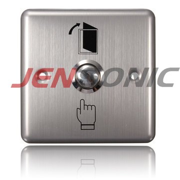 Navkar JENSONIC Stainless Steel Switch Panel Door Exit Push Button Access Control (3/3 inches, Transparent)