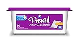 Prevail large adult washcloths with lotion 96 count tub