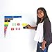 EAI Education Jumbo Magnetic QuietShape® Foam Fraction Tiles - Set of 67