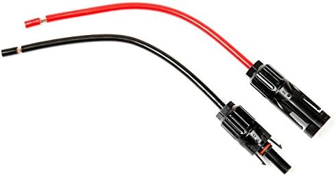 Grape Solar 6 in. MC4 to Bare Conversion Cable Set - (Original from manufacturer - Bulk Discount available)