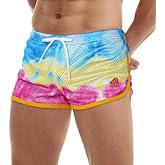 AIMPACT Mens Running Shorts Breathing Workout Gym Booty Short Shorts