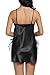 Avidlove Women Sexy Lingerie Satin Nightgown Chemises Slip Sleepwear Black M
