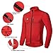 Przewalski Cycling Bike Jackets for Men Winter Thermal Running Jacket Windproof Breathable Reflective Softshell Windbreaker
