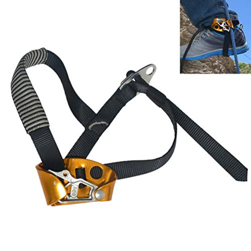 Foot Ascender Riser Stainless Steel Mountaineering Equipment Climbing Rope Device with Anti-Slip Barb for Fire Rescue Fire Rescue Engineering Protection. - Right - Thumbnail 3