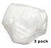 3PK Reliamed Adult Waterproof Soft Vinyl Plastic Pant Diaper Incontinent S-XXL (Adult XXL Fits 52