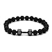 Flexo Fitness Barbell Dumbbell Beaded Balancing Gym Bracelet - Gun Metal