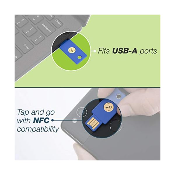 Yubico-Security-Key-NFC-Two-Factor-Authentication-USB-and-NFC-Security-Key-Fits-USB-A-Ports-and-Works-with-Supported-NFC-Mobile-Devices--FIDO-U2F-and-FIDO2-Certified-More-Than-a-Password Yubico Security Key NFC - Two Factor Authentication USB and NFC Security Key, Fits USB-A Ports and Works with Supported…