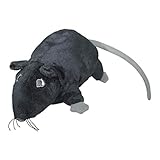 IKEA Gosig Ratta Rat Mouse Stuffed Animal Soft Toy, 9 Inches, Black