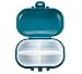 Pill Organizer Box - 4 Compartment Travel Medication Carry Case - A Daily Pill Box Vitamin Organizer Box for Your Pocket or Purse