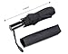 LANBRELLA Compact Travel Umbrella Vented Double Canopy Windproof Auto Open Close - Black