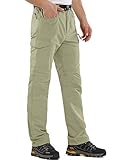 Hiking Pants Men Convertible Quick Dry Durable Cargo Fishing UV Protection Safari Pants