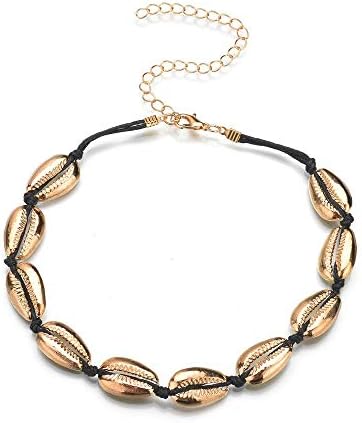 Natural Shell Beach Choker Necklace Handmade Hawaii Ankle Bracelet Jewelry for Girls Women Ladies