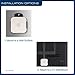 QualGear QG-AM-017 Mount for Apple TV/AirPort Express Base Station (For 2nd & 3rd Generation Apple TVs) Black